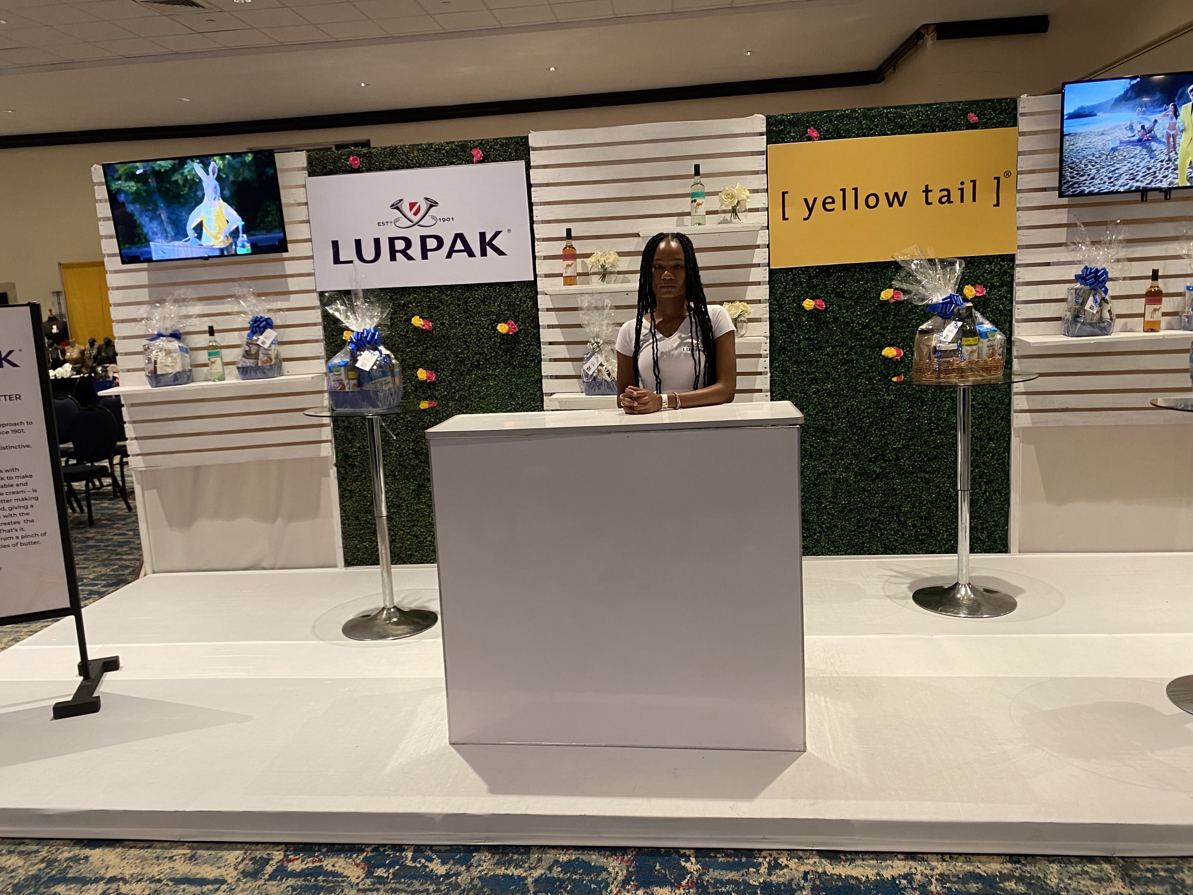 Lurpak & Yellowtail Event Booth