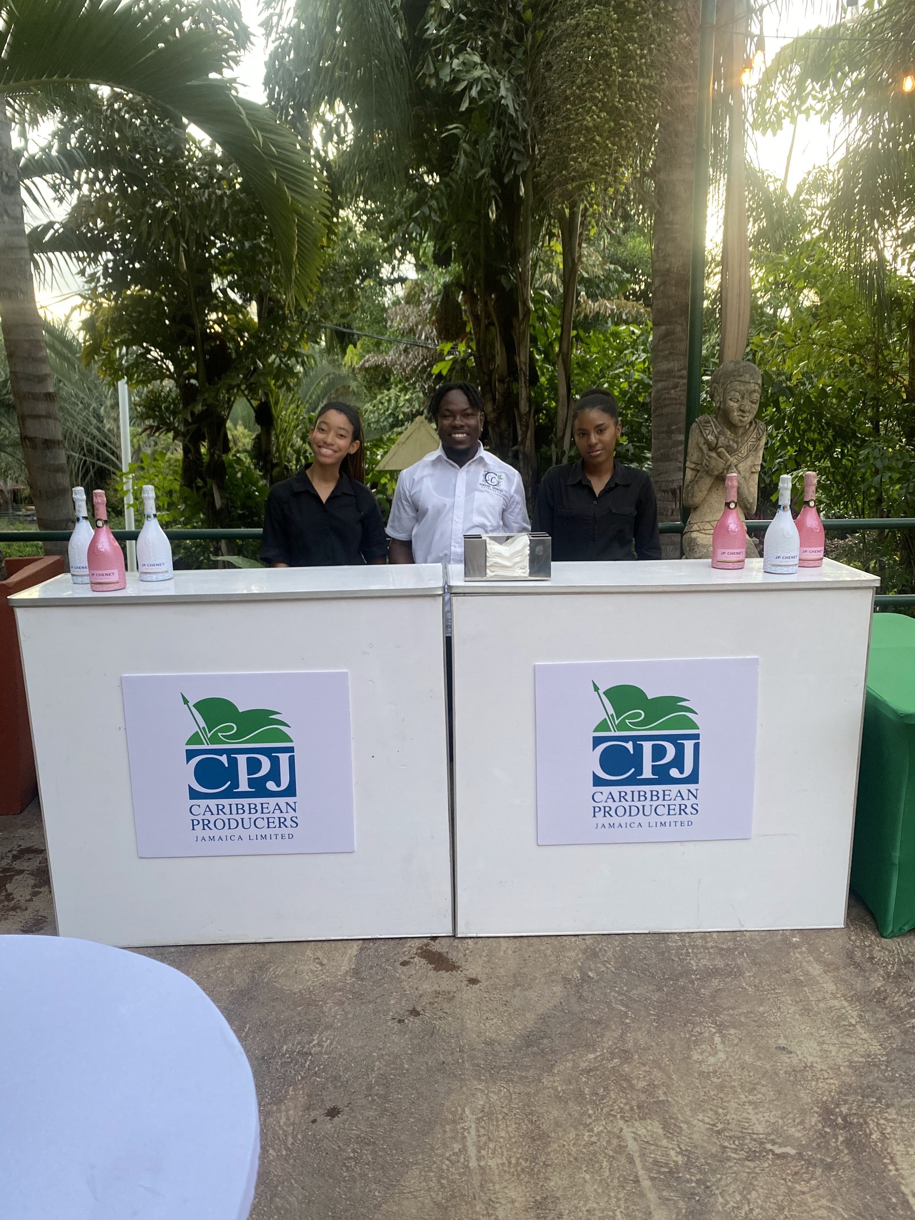 Outdoor Bar Set Up